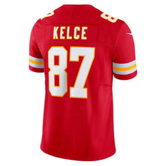 Nike Travis Kelce Kansas City Chiefs Vapor F.U.S.E. Limited Jersey Red