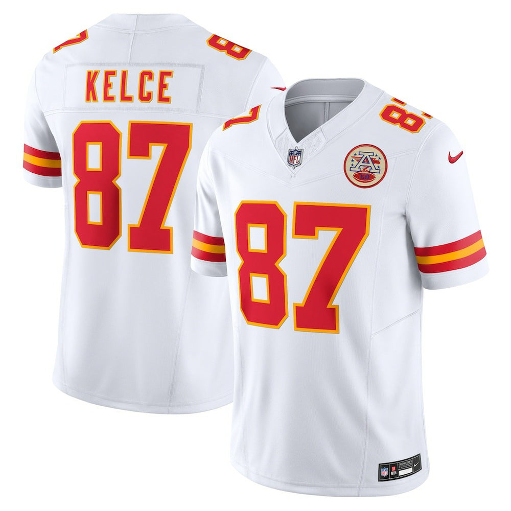 Nike Travis Kelce Kansas City Chiefs Vapor F.U.S.E. Limited Jersey White