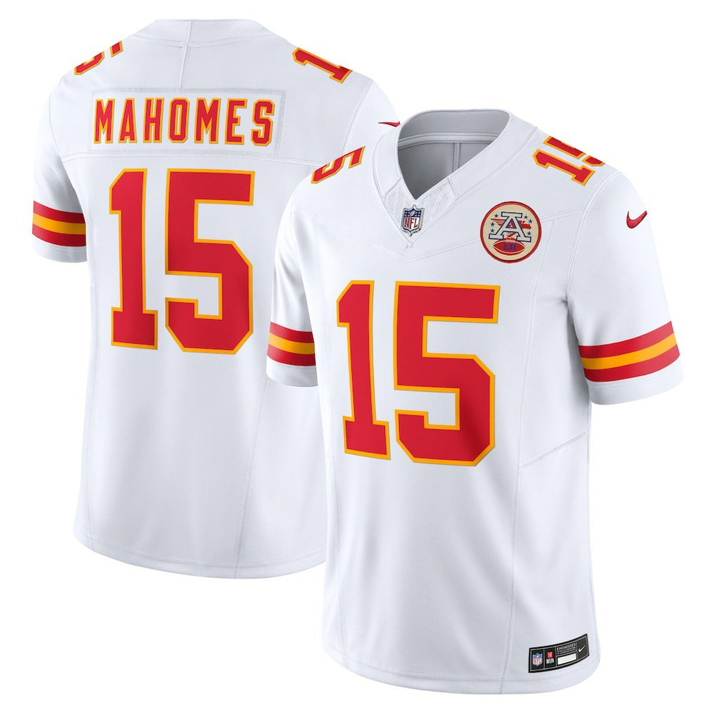 Nike Patrick Mahomes Kansas City Chiefs Vapor F.U.S.E. Limited Jersey White