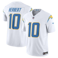 Nike Justin Herbert Los Angeles Chargers Vapor F.U.S.E. Limited Jersey White