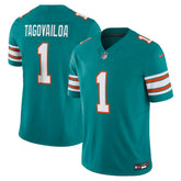 Nike Tua Tagovailoa Miami Dolphins Vapor F.U.S.E. Limited Jersey Aqua