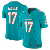 Nike Jaylen Waddle Miami Dolphins Vapor F.U.S.E. Limited Jersey Aqua
