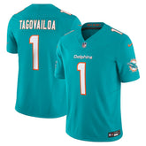 Nike Tua Tagovailoa Miami Dolphins Vapor F.U.S.E. Limited Jersey Aqua