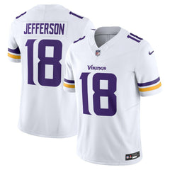 Nike Justin Jefferson Minnesota Vikings Vapor F.U.S.E. Limited Jersey White