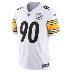 Nike T.J. Watt Pittsburgh Steelers Vapor F.U.S.E. Limited Jersey White