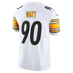 Nike T.J. Watt Pittsburgh Steelers Vapor F.U.S.E. Limited Jersey White