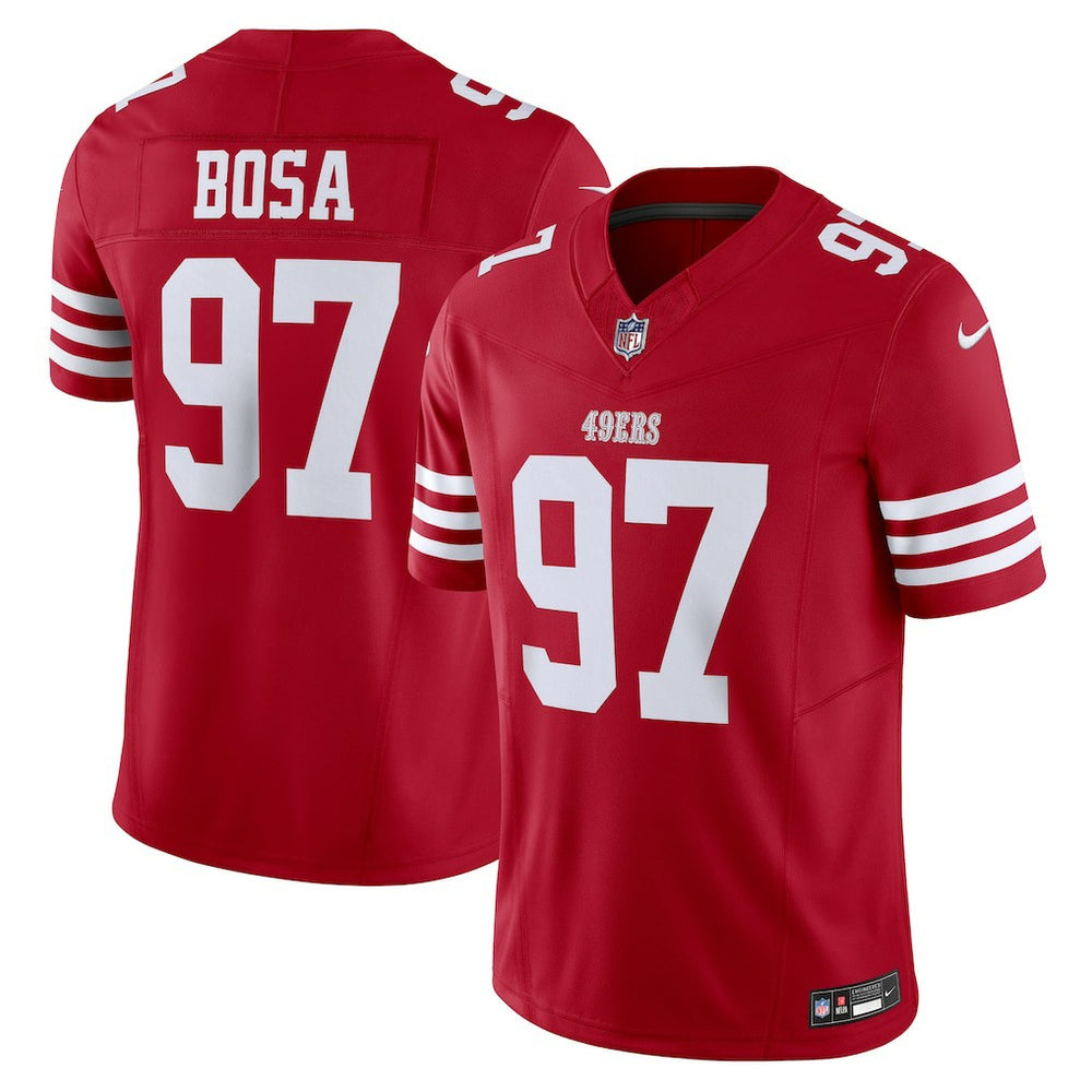 Nike Nick Bosa San Francisco 49ers Vapor F.U.S.E. Limited Jersey Scarlet