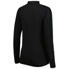 Houston Astros Levelwear Women's Verse Asymmetrical Raglan Tri-Blend Quarter-Zip Jacket - Black - MLB on Sale