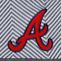 Atlanta Braves Levelwear Women's Verse Asymmetrical Raglan Tri-Blend Quarter-Zip Jacket - Charcoal - MLB Discount