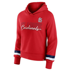 St. Louis Cardinals Fanatics Women's Over Under Pullover Hoodie - Red - Fanatics Online