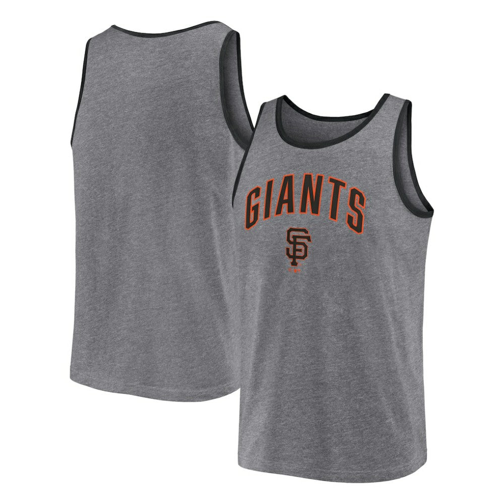San Francisco Giants Fanatics Primary Tank Top - Heather Gray - Fanatics Sale