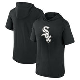 Chicago White Sox Fanatics Short Sleeve Hoodie T-Shirt - Black - Fanatics Discount