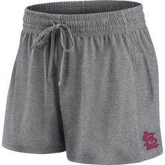 St. Louis Cardinals Fanatics Women's Script T-Shirt & Shorts Combo Set - Red/Gray - Fanatics Lifestyle