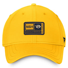 Nashville Predators Fanatics Authentic Pro Training Camp Flex Hat – Gold - NHL 5035896