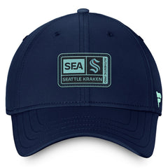 Seattle Kraken Fanatics Authentic Pro Training Camp Flex Hat – Deep Sea Blue - NHL 5035921