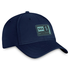 Seattle Kraken Fanatics Authentic Pro Training Camp Flex Hat – Deep Sea Blue - NHL 5035921