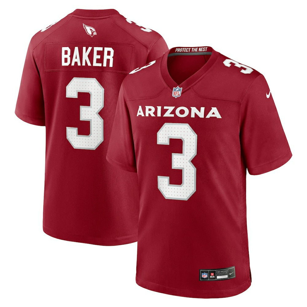 Nike Budda Baker Arizona Cardinals Game Player Jersey Cardinal