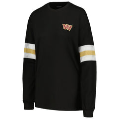 Washington Commanders The Wild Collective Women's Long Sleeve T-Shirt Black
