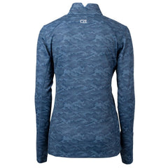 Houston Astros Cutter & Buck Women's Traverse Camo Print Stretch Quarter-Zip Pullover Top - Navy - MLB Sale