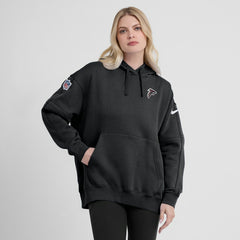 Nike Atlanta Falcons Women's 2023 Sideline Club Fleece Pullover Hoodie Black