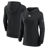 Nike Cincinnati Bengals Women's Sideline Performance Long Sleeve Hoodie T-Shirt Black