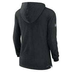 Nike Cincinnati Bengals Women's Sideline Performance Long Sleeve Hoodie T-Shirt Black