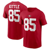 Nike George Kittle San Francisco 49ers Player Name & Number T-Shirt Scarlet