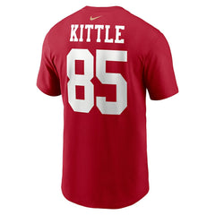 Nike George Kittle San Francisco 49ers Player Name & Number T-Shirt Scarlet