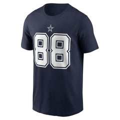 Nike CeeDee Lamb Dallas Cowboys Player Name & Number T-Shirt Navy