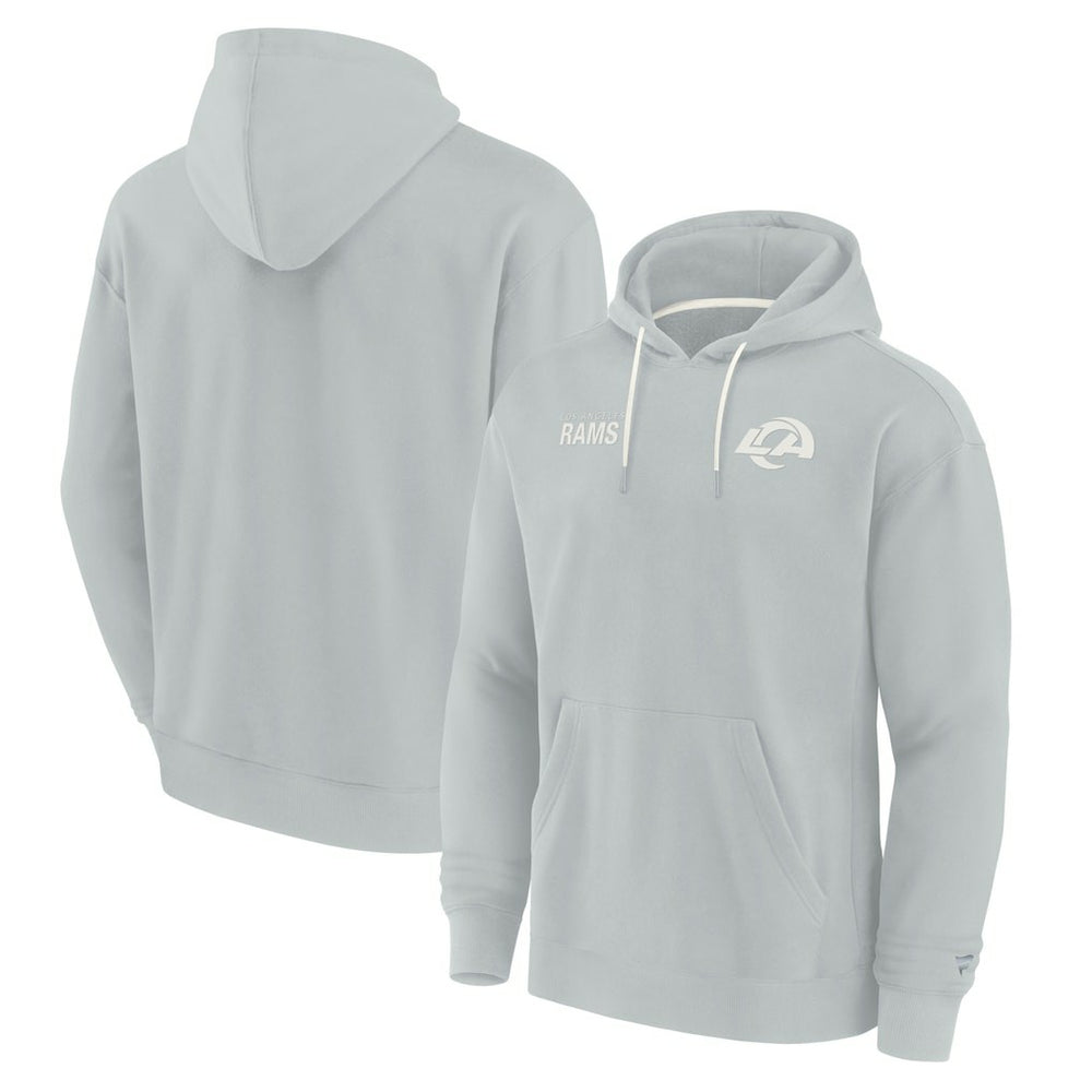 Fanatics Los Angeles Rams Unisex Elements Super Soft Fleece Pullover Hoodie Gray