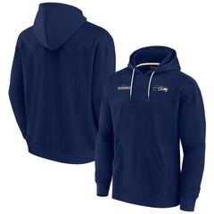 Fanatics Seattle Seahawks Unisex Elements Super Soft Fleece Pullover Hoodie College Navy