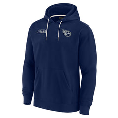 Fanatics Tennessee Titans Unisex Elements Super Soft Fleece Pullover Hoodie Navy