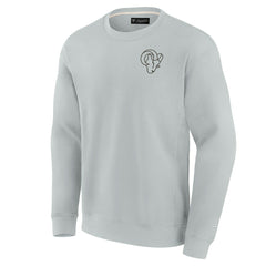 Fanatics Los Angeles Rams Unisex Elements Super Soft Pullover Sweatshirt Gray