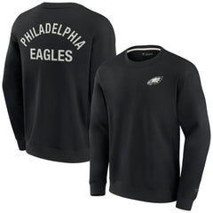Fanatics Philadelphia Eagles Unisex Elements Super Soft Pullover Sweatshirt Black