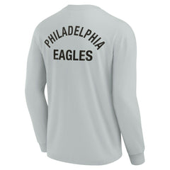 Fanatics Philadelphia Eagles Unisex Elements Super Soft Long Sleeve T-Shirt Gray
