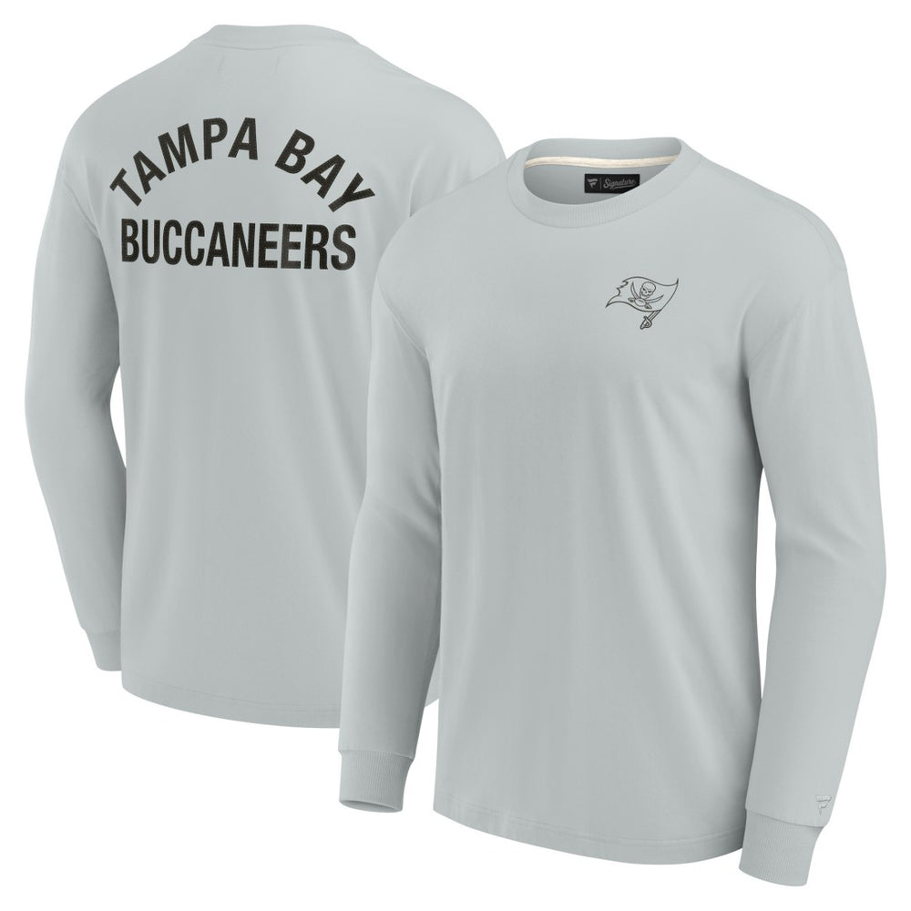 Fanatics Tampa Bay Buccaneers Unisex Elements Super Soft Long Sleeve T-Shirt Gray
