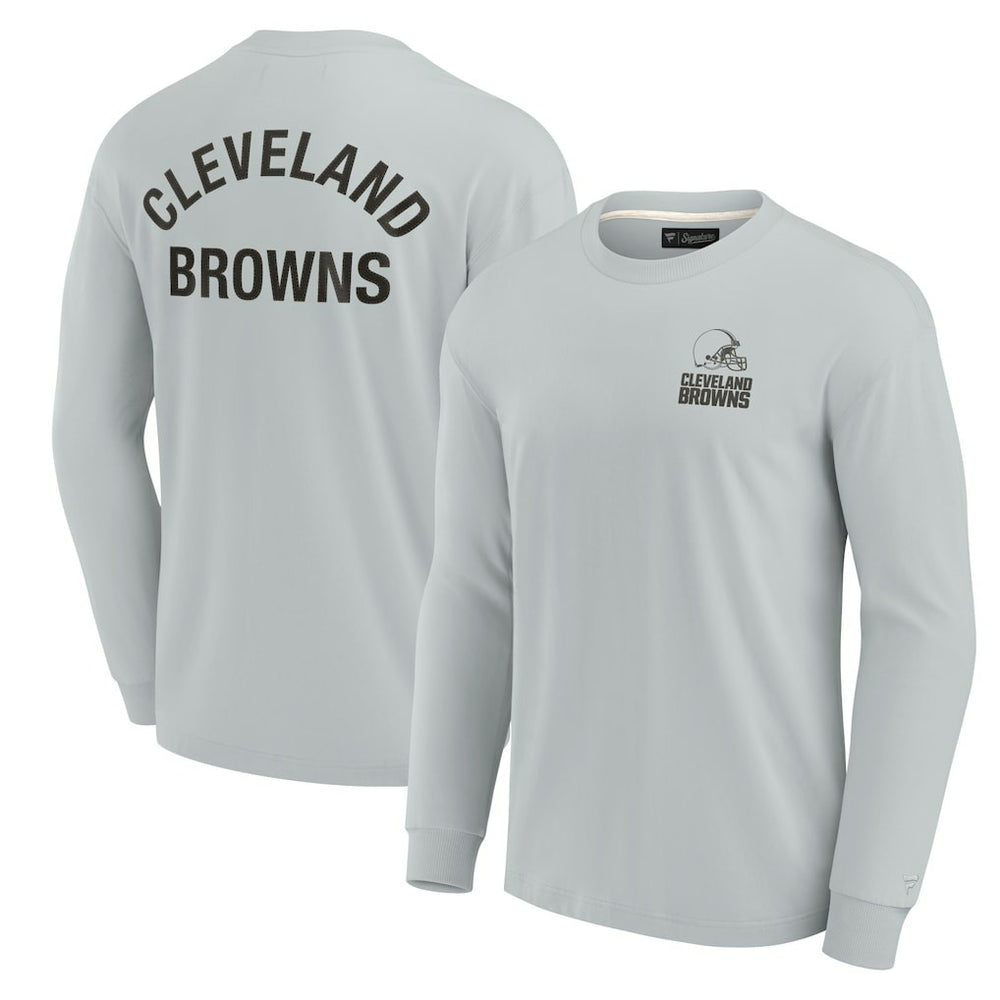 Fanatics Cleveland Browns Unisex Elements Super Soft Long Sleeve T-Shirt Gray