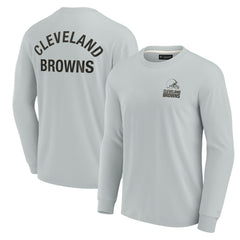 Fanatics Cleveland Browns Unisex Elements Super Soft Long Sleeve T-Shirt Gray