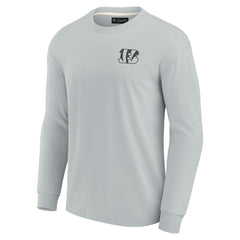 Fanatics Cincinnati Bengals Unisex Elements Super Soft Long Sleeve T-Shirt Gray