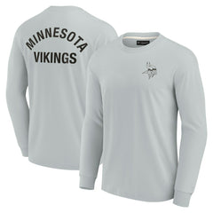 Fanatics Minnesota Vikings Unisex Elements Super Soft Long Sleeve T-Shirt Gray