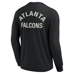Fanatics Atlanta Falcons Unisex Elements Super Soft Long Sleeve T-Shirt Black
