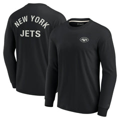 Fanatics New York Jets Unisex Elements Super Soft Long Sleeve T-Shirt Black