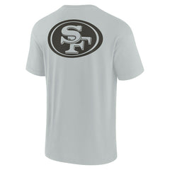Fanatics San Francisco 49ers Unisex Elements Super Soft Short Sleeve T-Shirt Gray