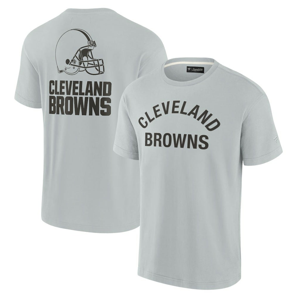 Fanatics Cleveland Browns Unisex Elements Super Soft Short Sleeve T-Shirt Gray