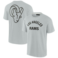 Fanatics Los Angeles Rams Unisex Elements Super Soft Short Sleeve T-Shirt Gray