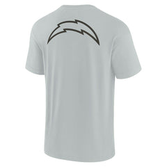 Fanatics Los Angeles Chargers Unisex Elements Super Soft Short Sleeve T-Shirt Gray