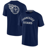 Fanatics Tennessee Titans Unisex Elements Super Soft Short Sleeve T-Shirt Navy