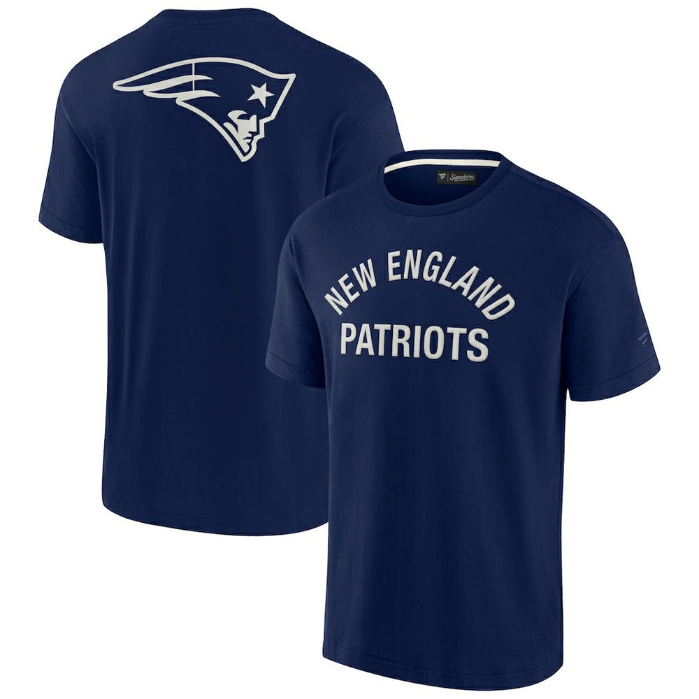 Fanatics New England Patriots Unisex Elements Super Soft Short Sleeve T-Shirt Navy