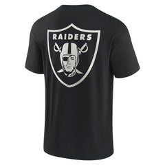 Fanatics Las Vegas Raiders Unisex Elements Super Soft Short Sleeve T-Shirt Black