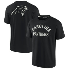 Fanatics Carolina Panthers Unisex Elements Super Soft Short Sleeve T-Shirt Black